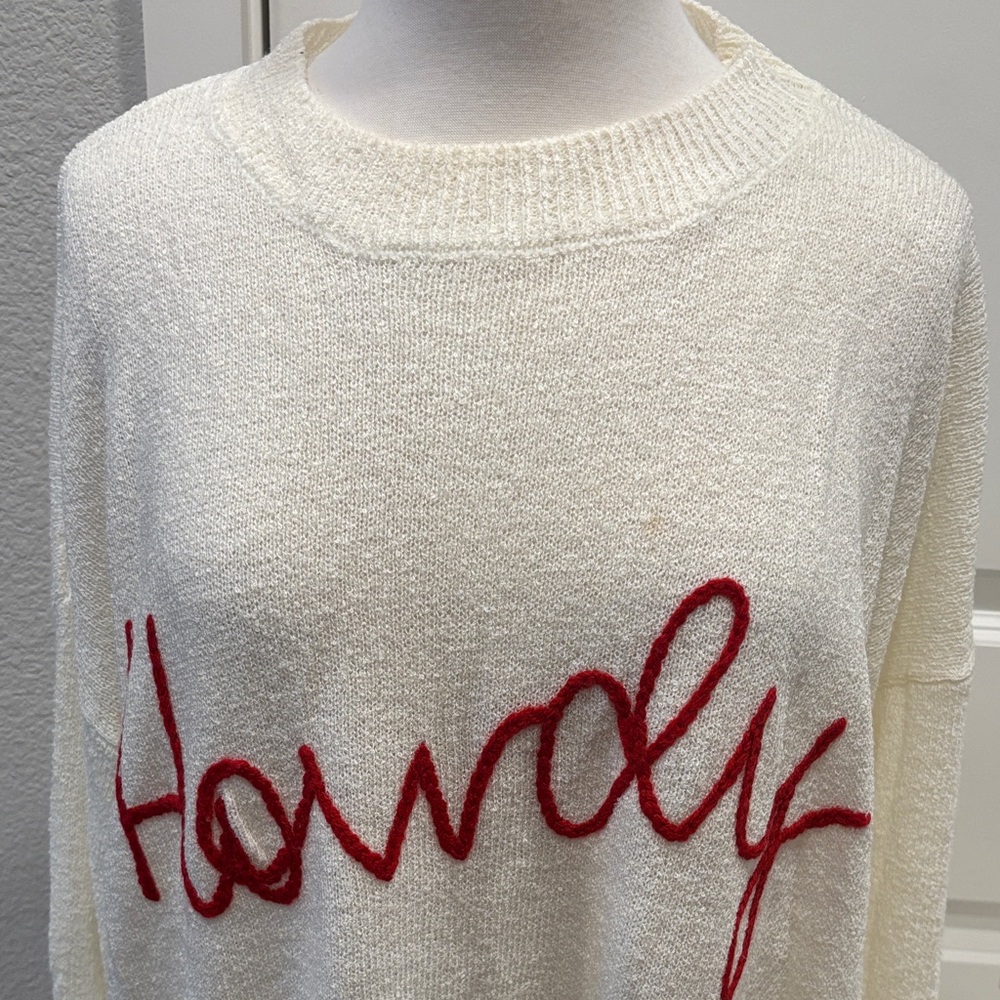 Show Me Your MuMu WoodsySweater with Howdy Graphic - Picture 3 of 9